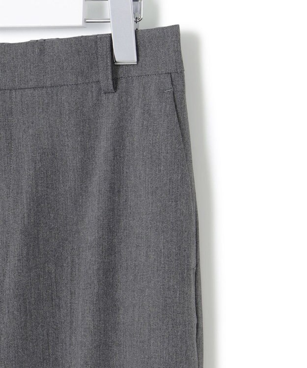 23区 L 【洗える】ドライ2WAYストレッチ テーパードパンツ グレー系