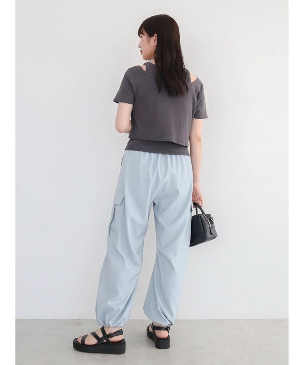 Green Parks ドロストカーゴパンツ Gray