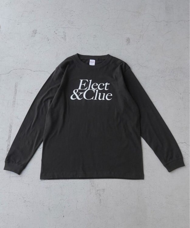 WEGO 【ANGIE VINTAGE】フロッキーロゴプリントロンT スミクロ