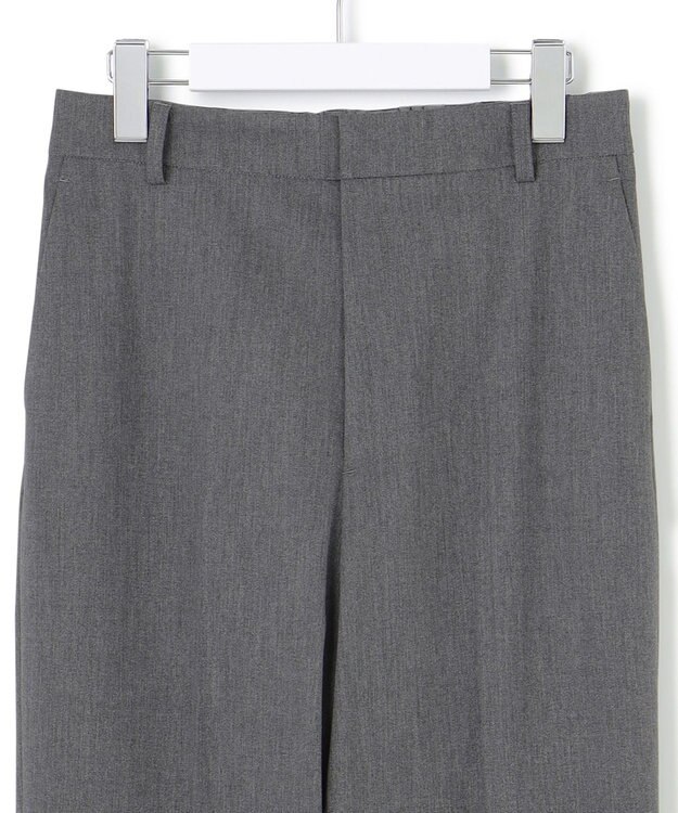 23区 L 【洗える】ドライ2WAYストレッチ テーパードパンツ グレー系