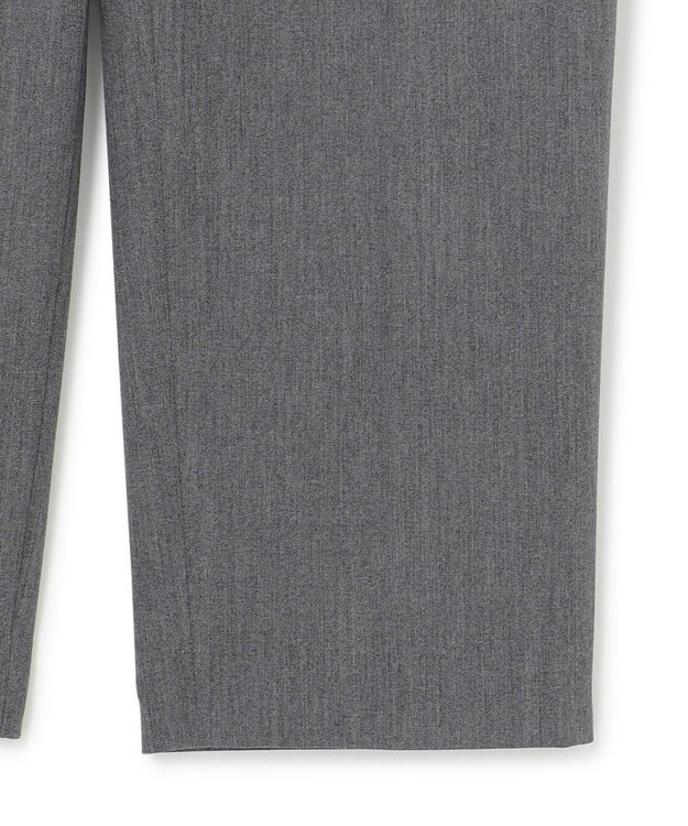 23区 L 【洗える】ドライ2WAYストレッチ テーパードパンツ グレー系