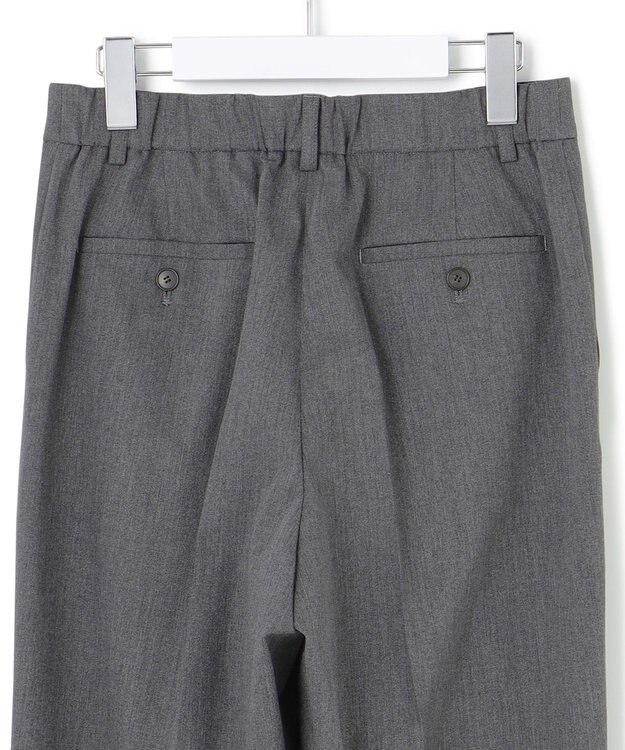 23区 L 【洗える】ドライ2WAYストレッチ テーパードパンツ グレー系