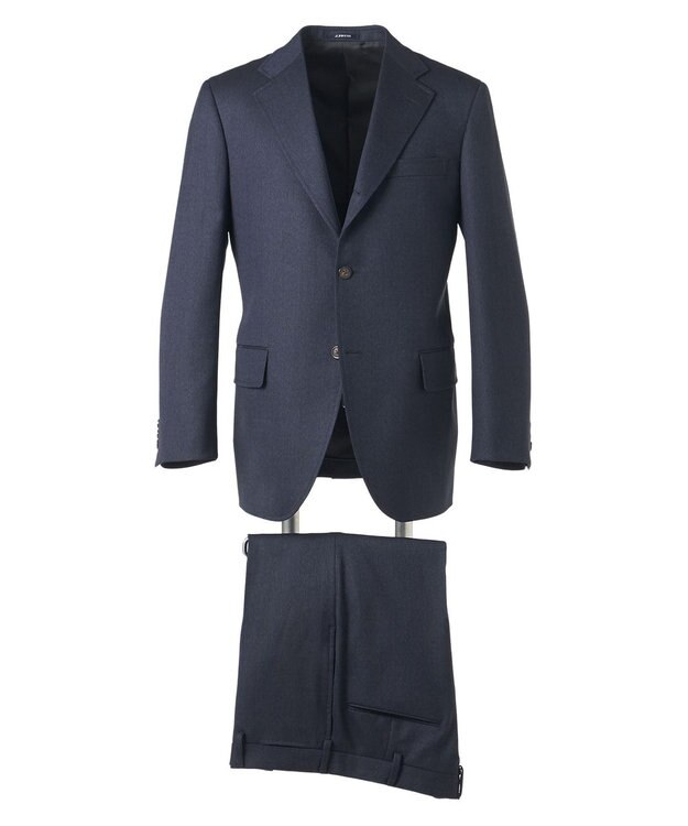 J.PRESS MEN 【WEB・一部店舗限定】ホームスパン スーツ / 背抜き / 3B ネイビー系