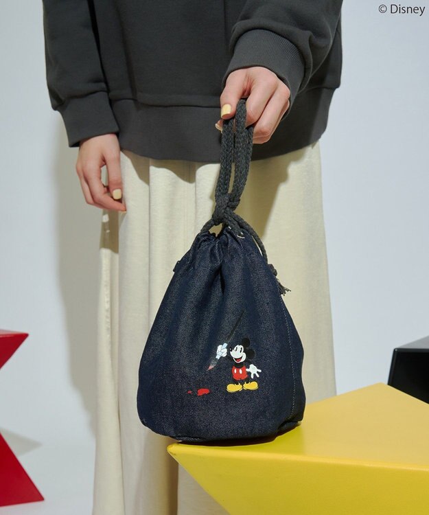 AMERICAN HOLIC 【Mickey&Friends】サガラバッグ Indigo