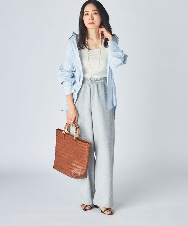 OP／FILA 【ocean pacific】デイリーオーバーサイズシャツ/UVカット ブルー