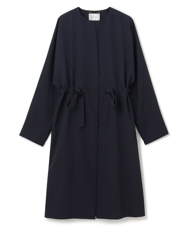 BEIGE， MARIE / ノーカラーコート Navy