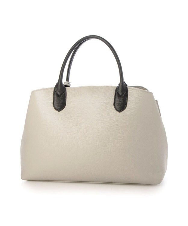 UNBILLION ペルケ perche / WEB直営限定・牛革ユーティリティA4・2wayトートバッグ ライトグレー