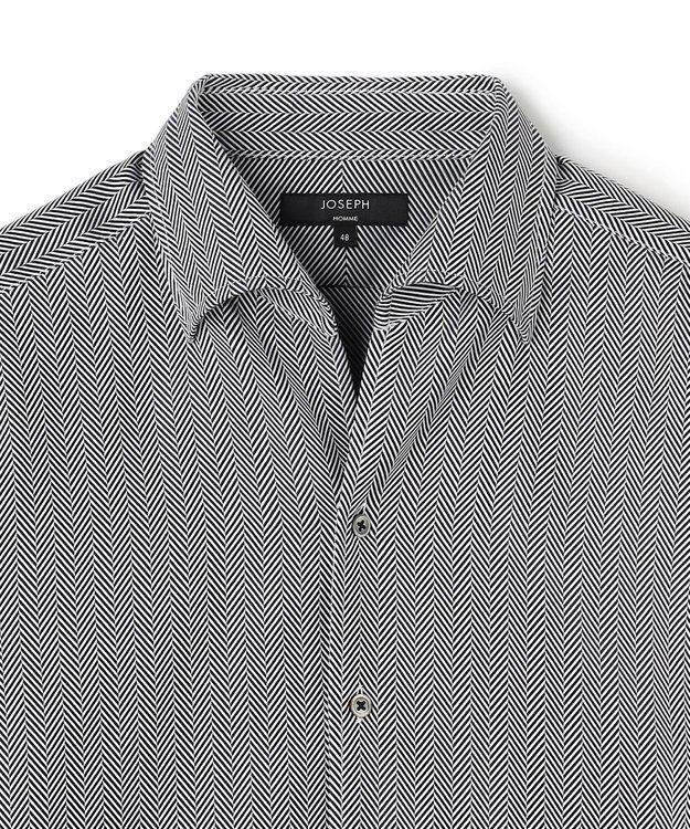 JOSEPH HOMME 【ドレスシャツ】ツイルヘリンボンクレイジー ブラック系1