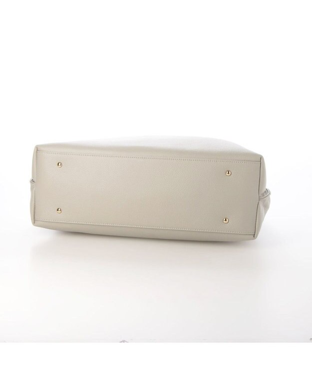 UNBILLION ペルケ perche / WEB直営限定・牛革ユーティリティA4・2wayトートバッグ ライトグレー