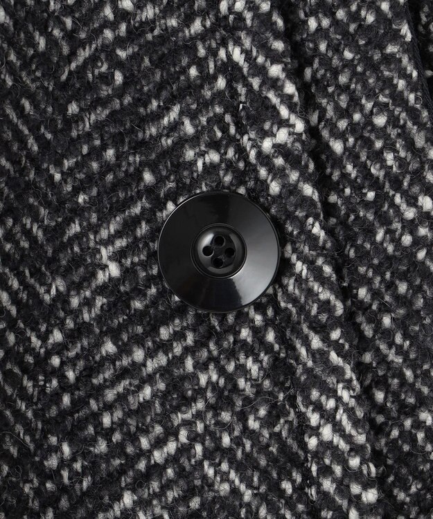 #Newans 【セットアップ可能】裏地キュロットツイードスカート グレー