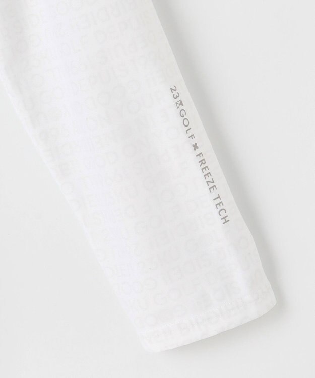 23区GOLF 【MEN】氷撃シリーズ【冷感/吸水速乾/UVケア】Vネック インナー ホワイト系