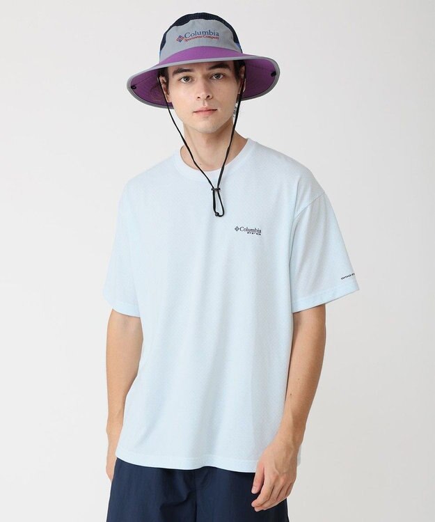 Columbia Columbia/ ディスペアベイオムニフリーズゼログラフィックショートスリーブTシャツ /コロンビア Sea Salt