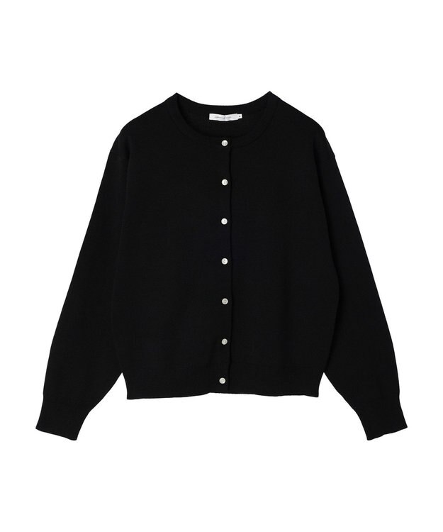 AMERICAN HOLIC エコカルットクルーネックカーディガン Black