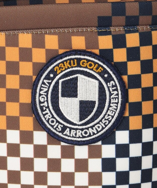 23区GOLF 【WOMEN】チェッカープリント スカート イエロー系3