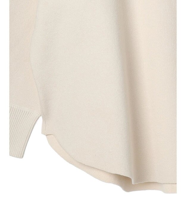AMERICAN HOLIC ラウンドスウェットライクニットプルオーバー Ivory