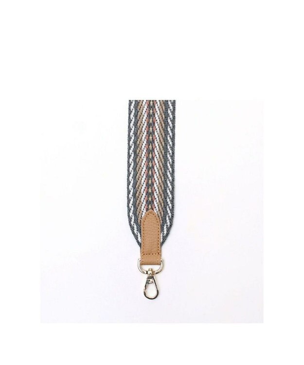 A.D.M.J. 【別売り】イタリアンテープショルダーストラップ(レギュラー/107cm) GY/BC