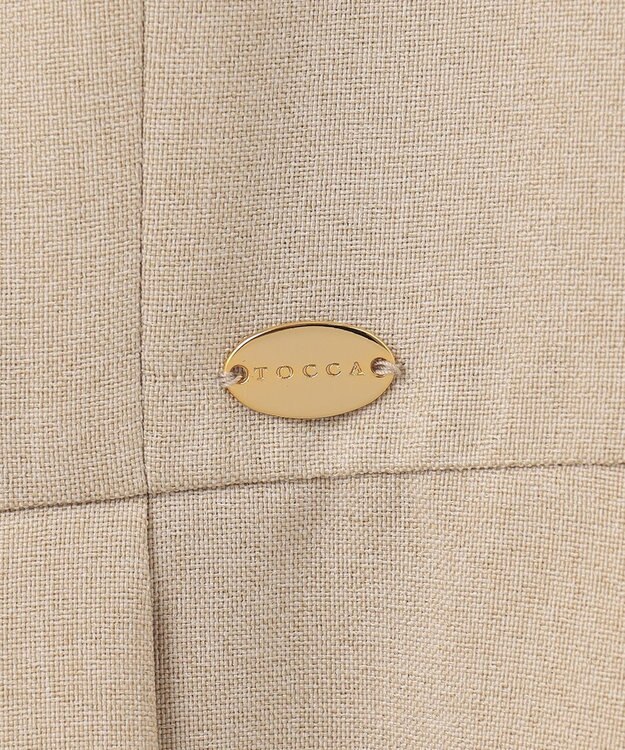 TOCCA 【大人百花掲載】【洗える】FIRST SPRING ドレス ベージュ系