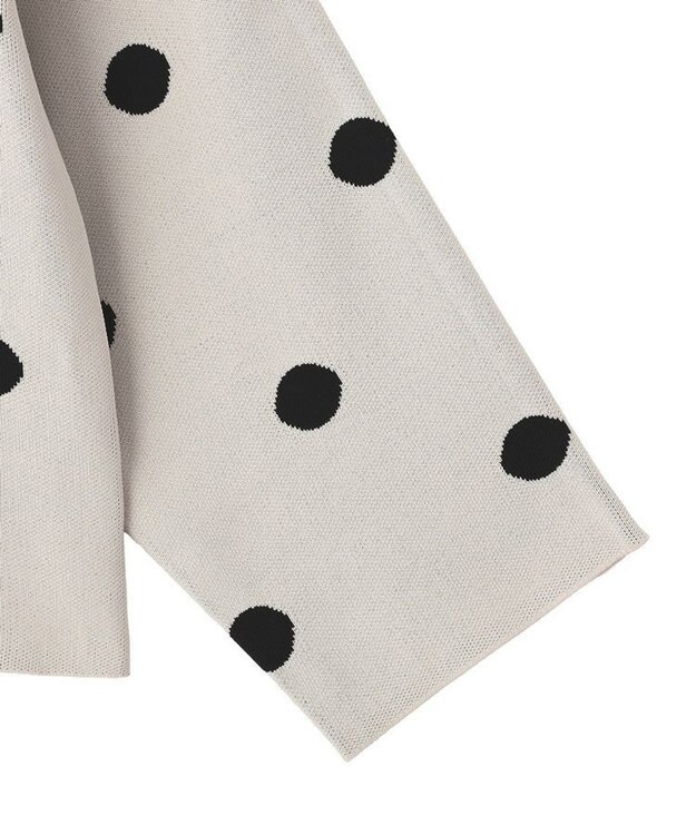 earth music&ecology 【予約】ダブルジップドットカーディガン ドット