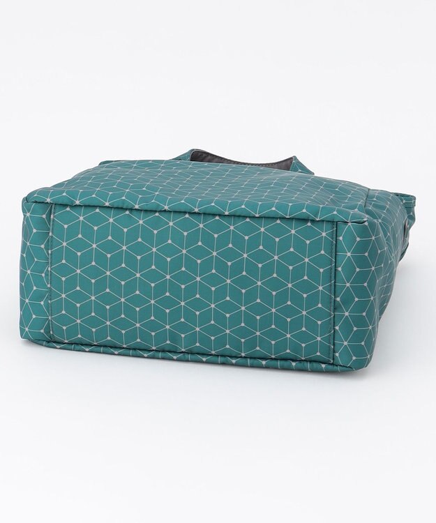 Y'SACCS キュービック×ポイントドット　2WAYトート＆ショルダー　Sサイズ ブルー