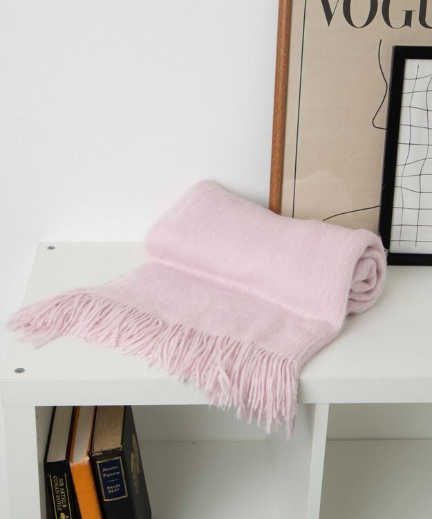 WEGO シャギーストール ピンク