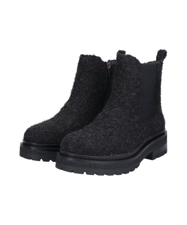 Bridget Birkin 【Bridget Birkin】バックループサイドゴアブーツ ブラック雑材