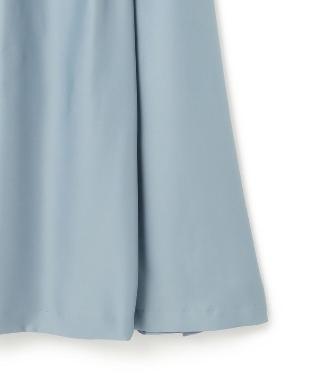 23区 【APPLAUDIR】ノーブルサテン レースコンビドレス ダルブルー系