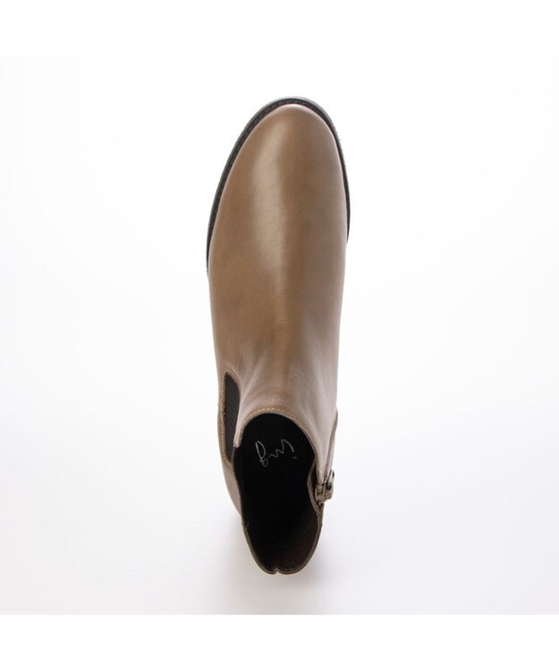 ing サイドゴアショートブーツ グレー