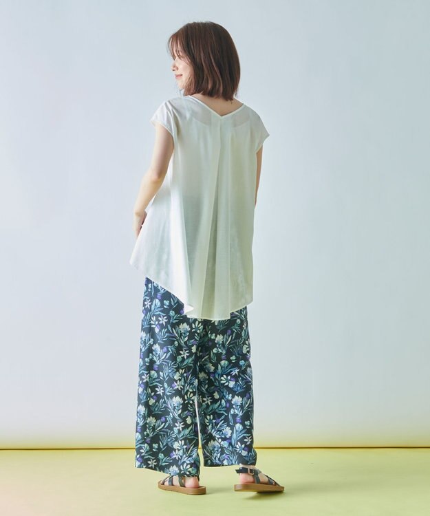 ANY 【洗濯機可能】シルキーソフトブラウス オフ