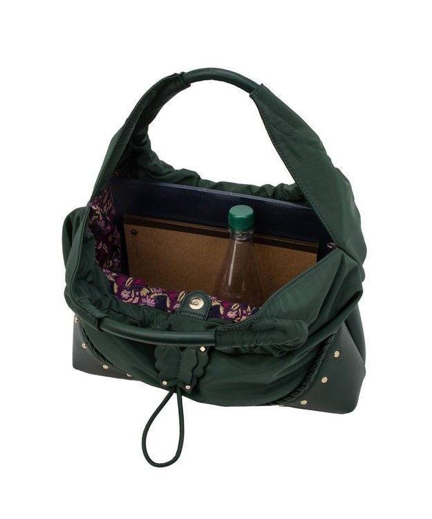 ANNA SUI バタフライツイスト トートバッグ グリーン