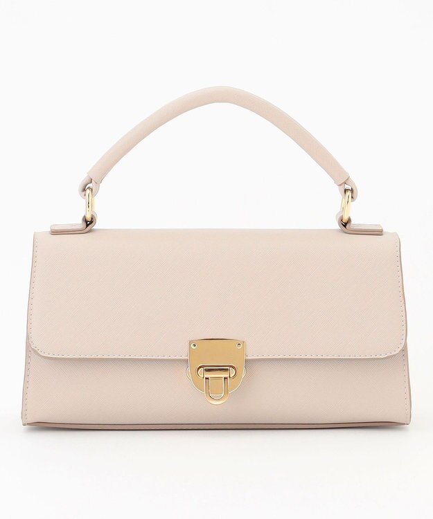 ANY SIS 【2WAY】メタルバックルワンショルダー バッグ グレージュ