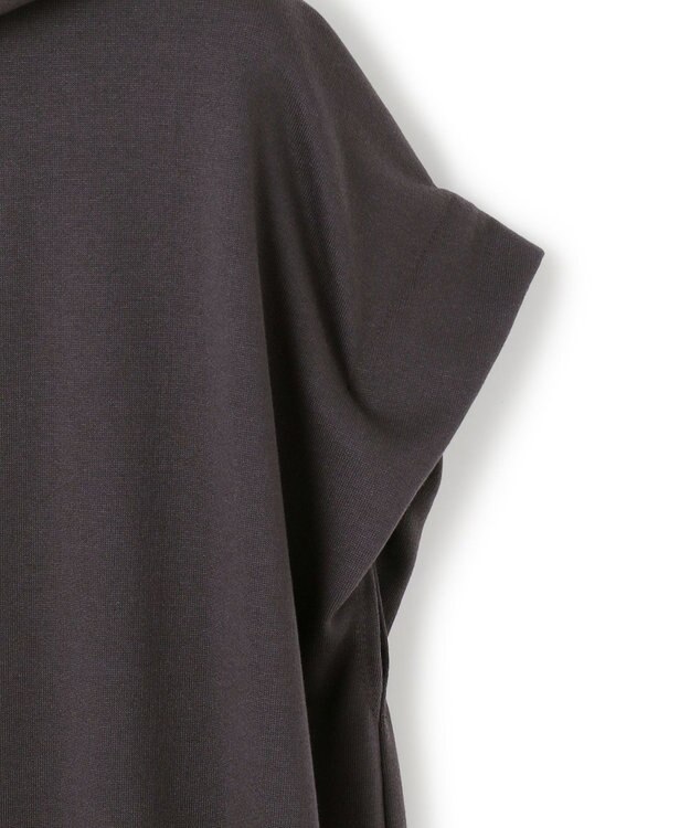 23区 L 【SLOW/一部店舗限定】コットンライクテリー フーディー ワンピース グレー系