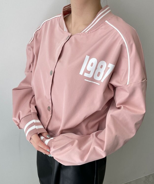WEGO ラインカラーブルゾン ピンク