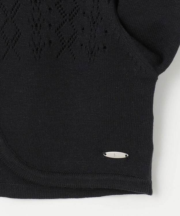 組曲 KIDS 【110-140㎝】レーシー ボレロ ブラック系