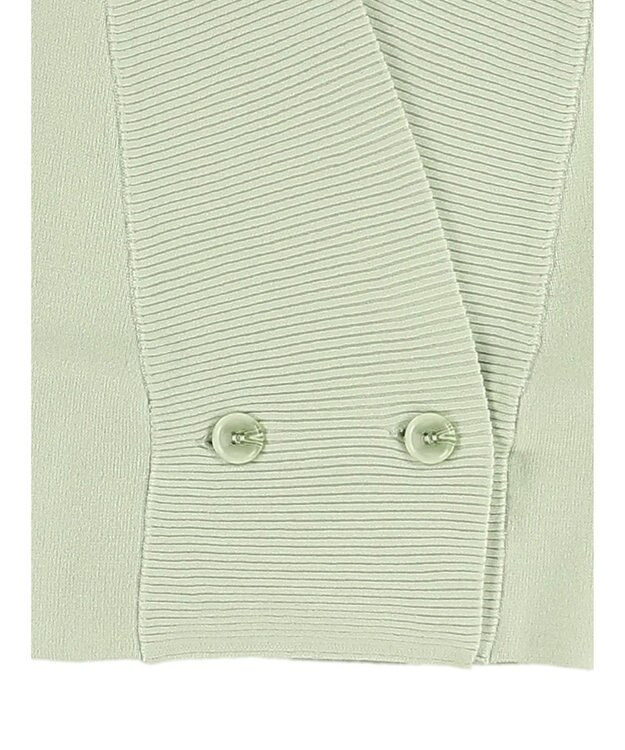 Green Parks ショート丈ミラノリブカーディガン Mint