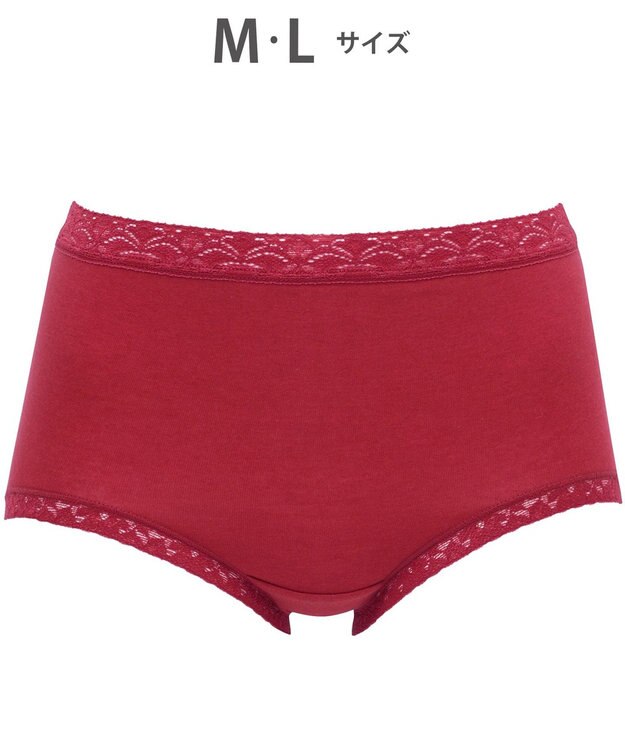 WACOAL 【ディアヒップ】 ショーツ はきこみ丈ふかめ 綿混(身生地) ヒップを包みこむフィット感 やさしいはきごこち PPA112 /ワコール レッド