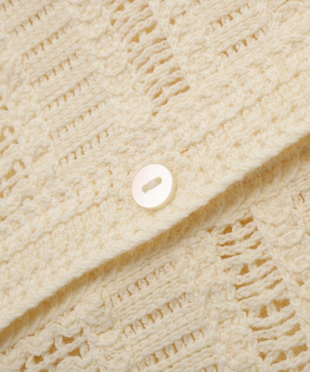AMERICAN HOLIC クロシェニットカーディガン Ivory