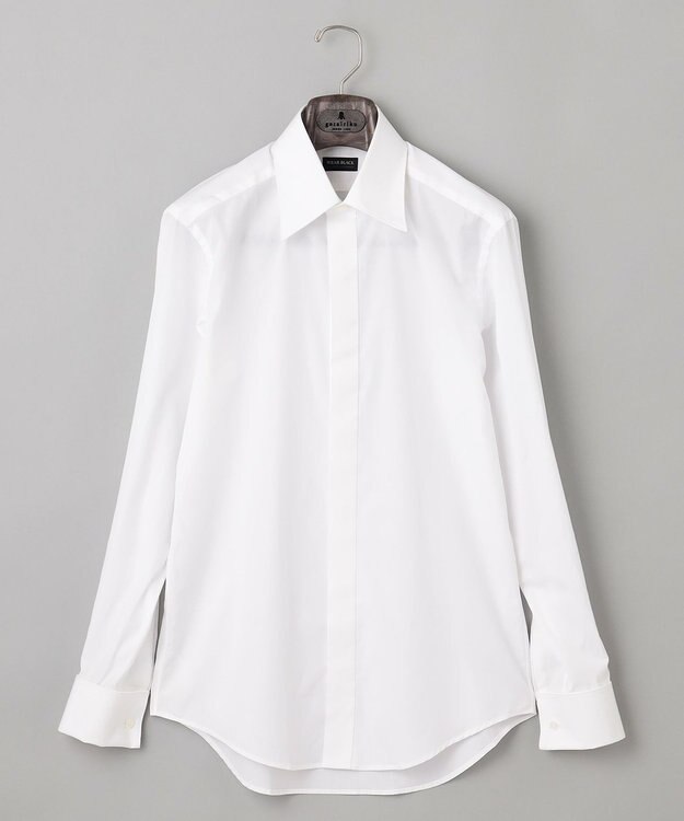 GOTAIRIKU 【WEAR BLACK】レギュラーカラー ダブルカフス ドレスシャツ ホワイト系