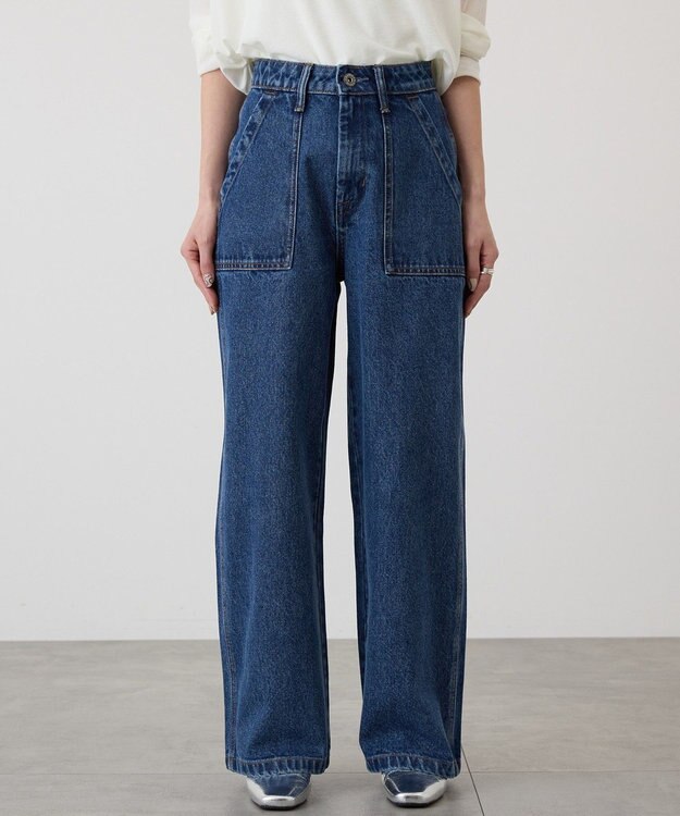 AMERICAN HOLIC ベイカーデニムパンツ Medium Indigo