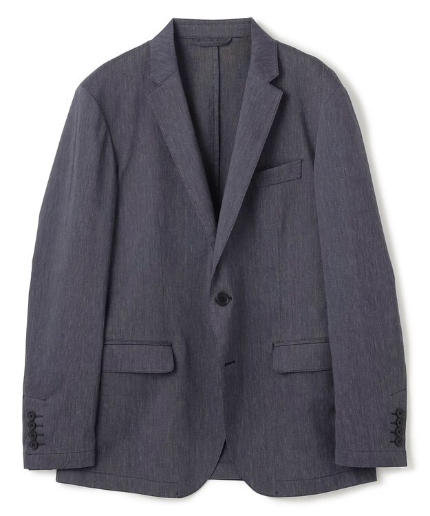 JOSEPH HOMME 新素材【洗える/ストレッチ】ピンヘッドリネンストレッチ　ジャケット ネイビー系