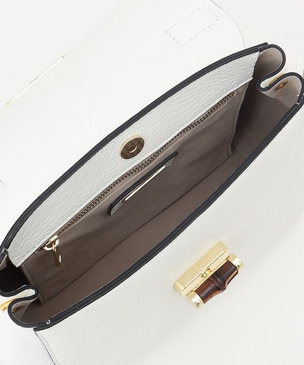 GRACE CONTINENTAL ROBERTA　PRIANIワンハンドルバッグ ホワイト