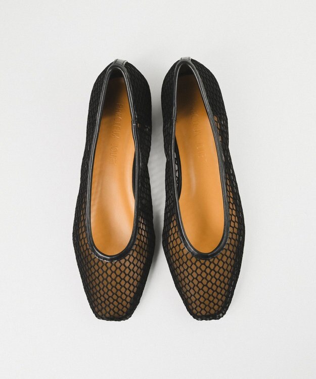 BONTRE 【PRECIEUX JOUET/プレシュウジュエ】メッシュインチュールパンプス/029PJ ブラック