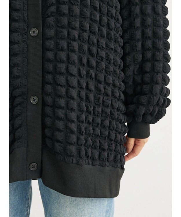 Green Parks ・ＲＡＹ　ＣＡＳＳＩＮ　ポップコーンカーディガン Black