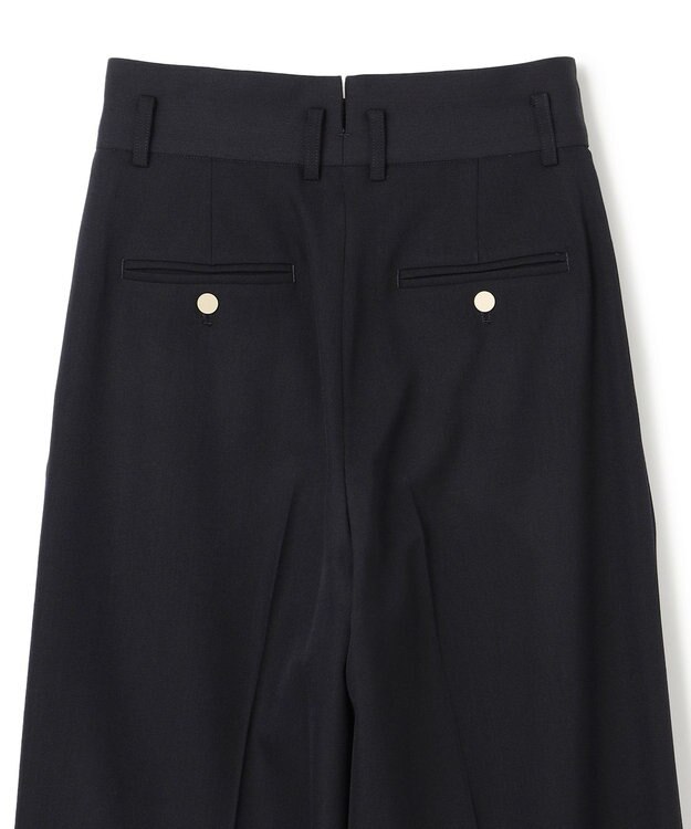 uncrave TWドビードスキン ワイドトラウザー ネイビー