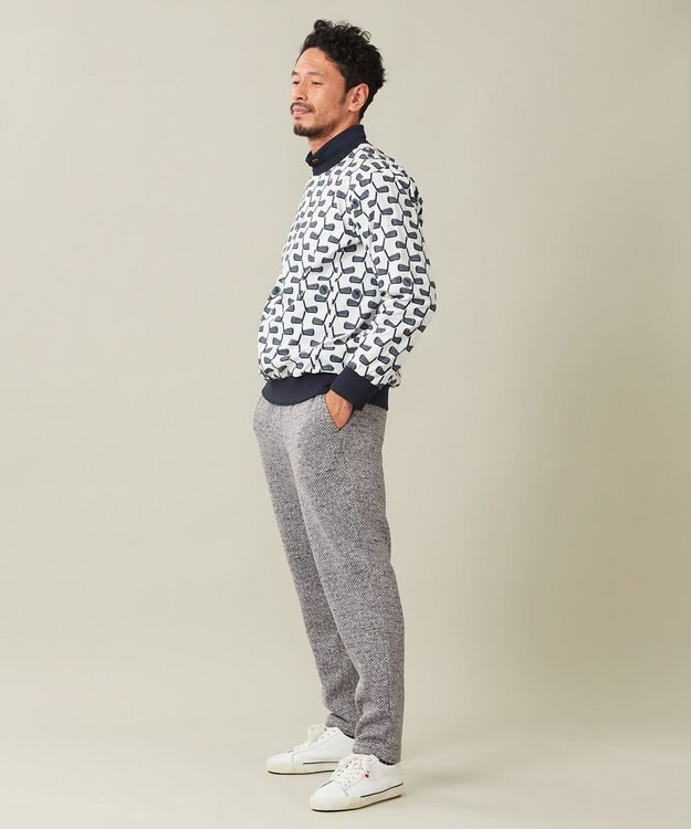 23区GOLF 5WAY着用可能【MEN】【ストレッチ】ツインスニード ネイビー系