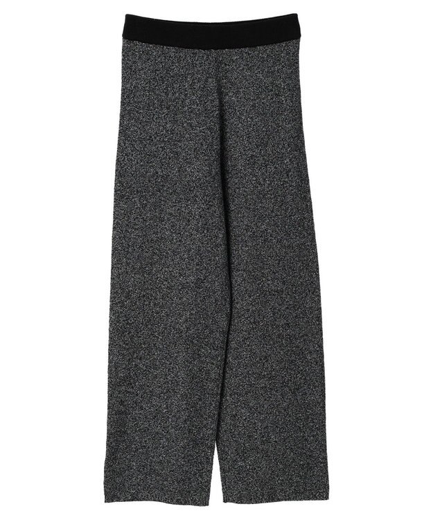 CRAFT STANDARD BOUTIQUE リンクス編みニットパンツ Black