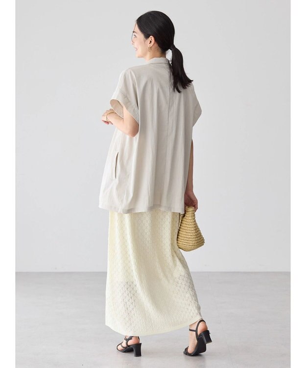 AMERICAN HOLIC レース編みスカート Ivory