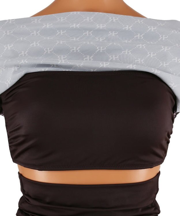 San-ai Resort（三愛水着楽園） 【ナチュラルシェイプスイム　ライト】　スカーフ風ノンワイヤービキニ　9M・11L　【San-ai Resort（サンアイリゾート）】 ブラウン