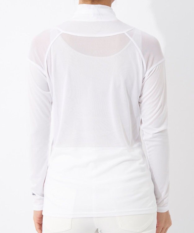 FILA GOLF／marie claire 【Marie claire sports】ハイネックメッシュアンダーシャツ ホワイト