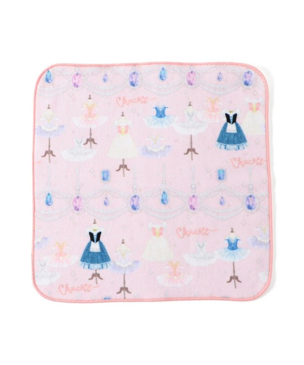 Chacott ジュエルチュチュハンドタオル ロイヤルピンク
