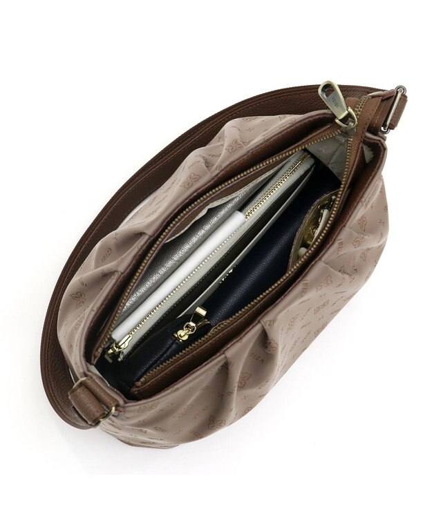 IBIZA ロゴナイロン　ショルダーバッグ ライトパープル